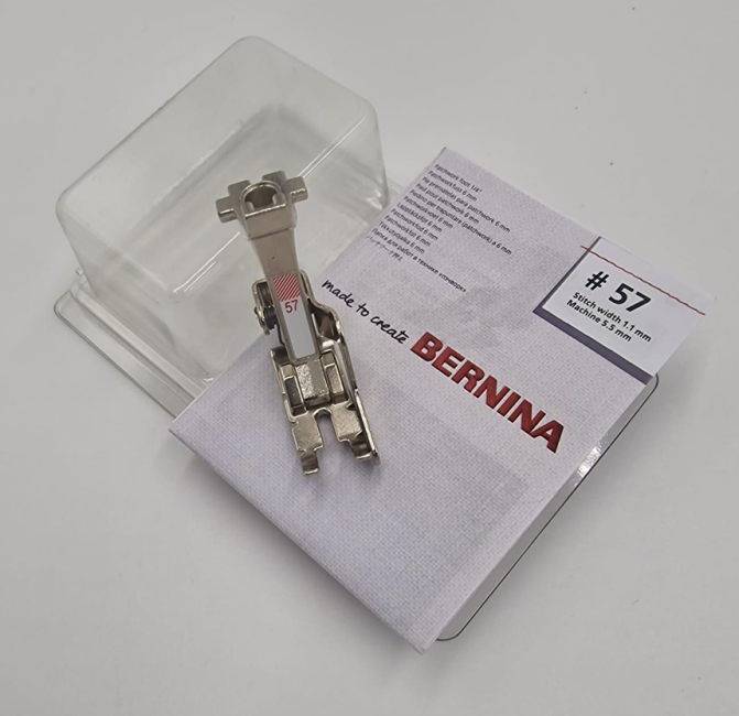 Bernina Patchwork Nähfuss mit Führung Nr. 57